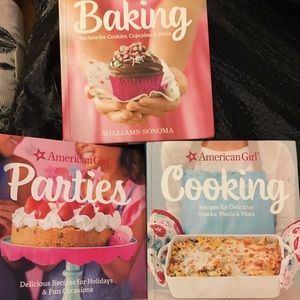 🌸American Girl 3 Cookbooks🌸